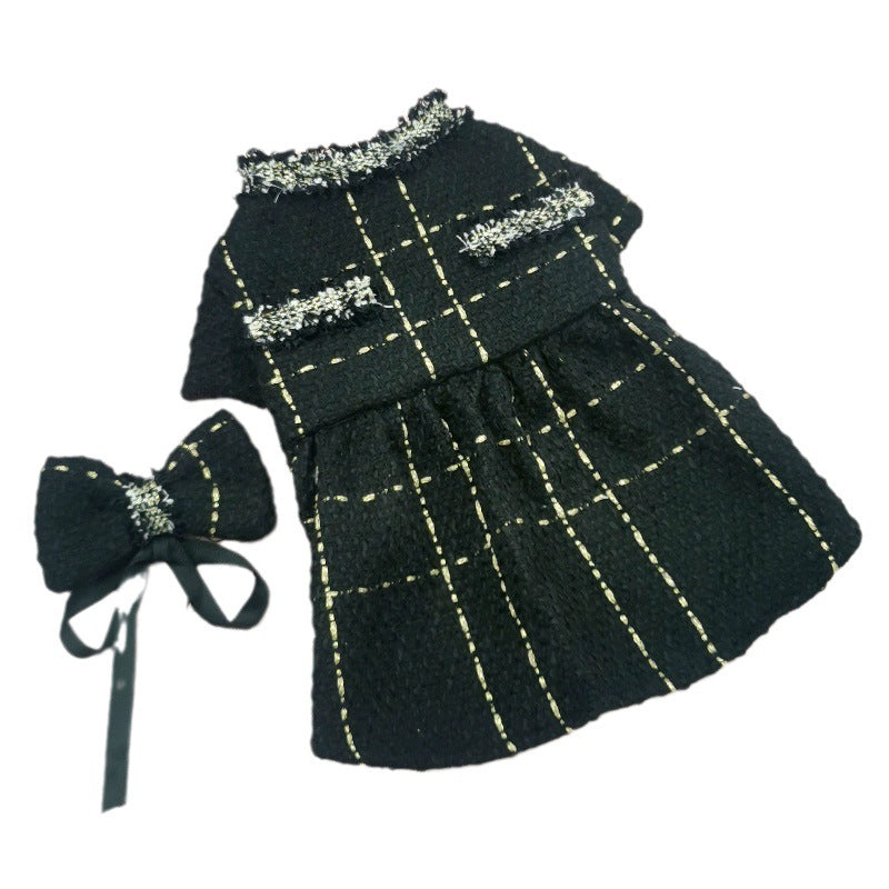 Cat Accessories Classic Style Matching Hat Coat Skirt